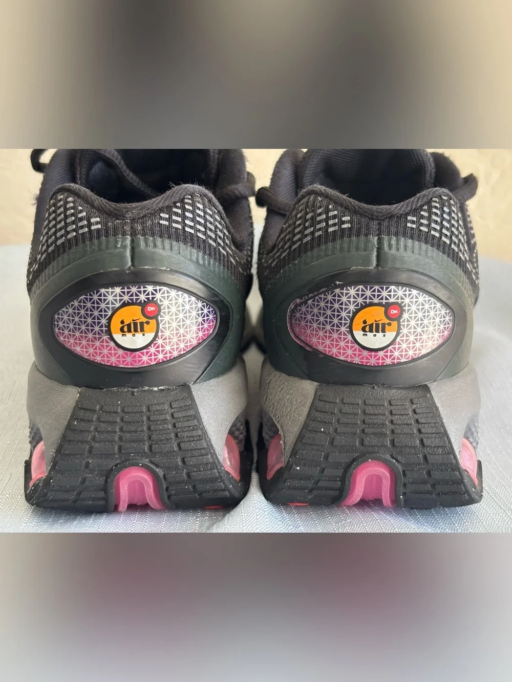 Nike Youth Air Max Dn GS Black Smoke Grey Shoes FB8987-008 Size 1Y